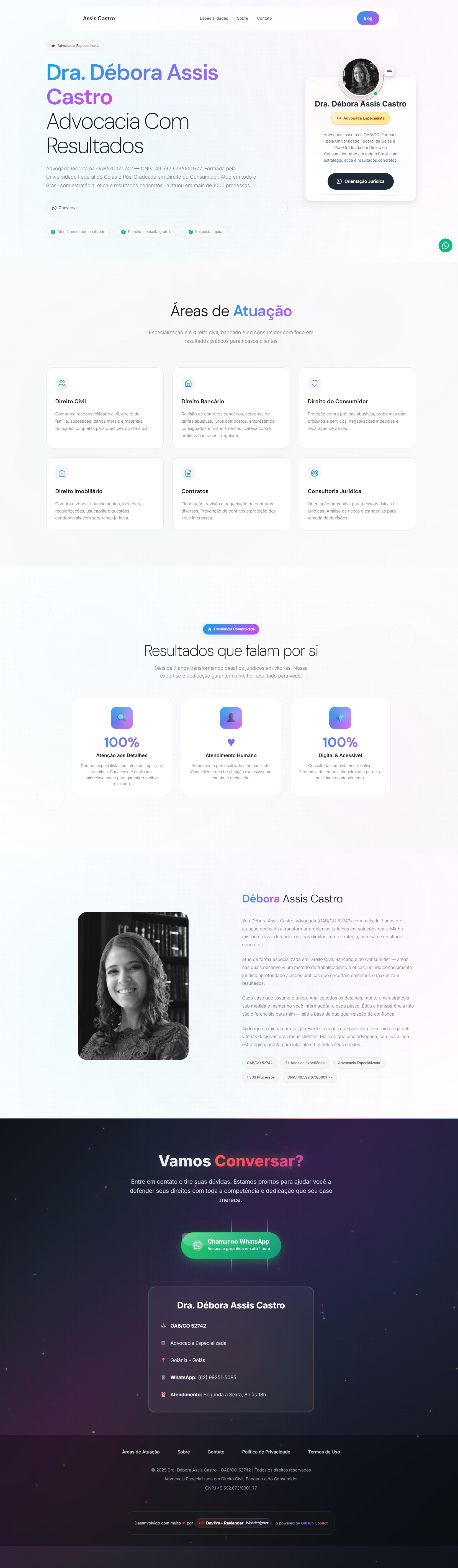 Dra. Débora Assis Castro - Site Completo